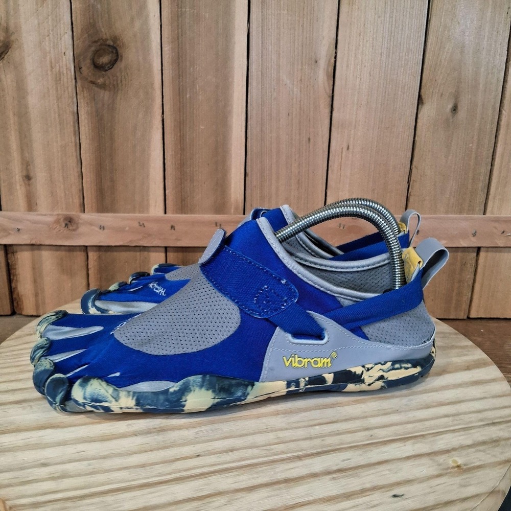 Vibram FiveFingers KSO Shoes Mens 10 43 EU Blue Gray Barefoot Minimalist Sneaker